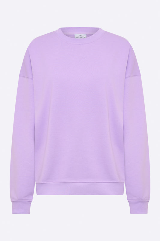 Emma sweater in lilac with little bow embroidery