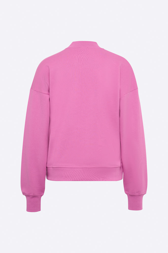 Eva sweater in crocus mit Erdbeer Print
