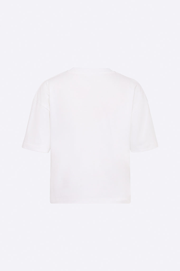 Sarah t-shirt in white mit LOVE print