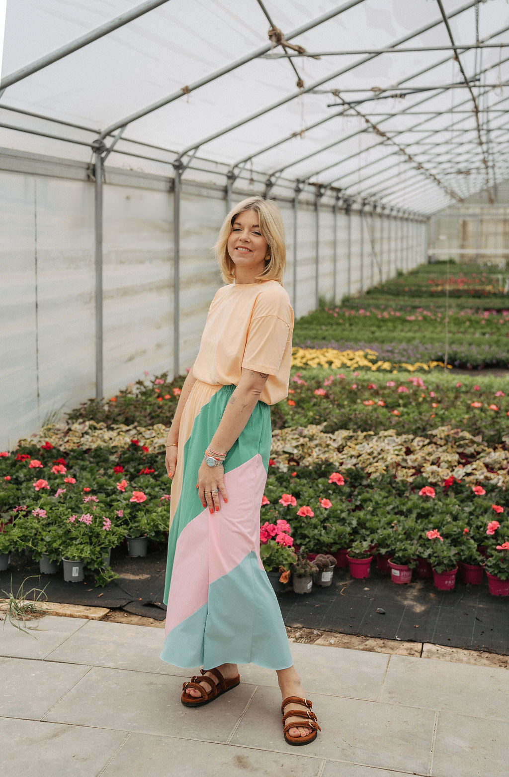 Leila skirt in muliticolours