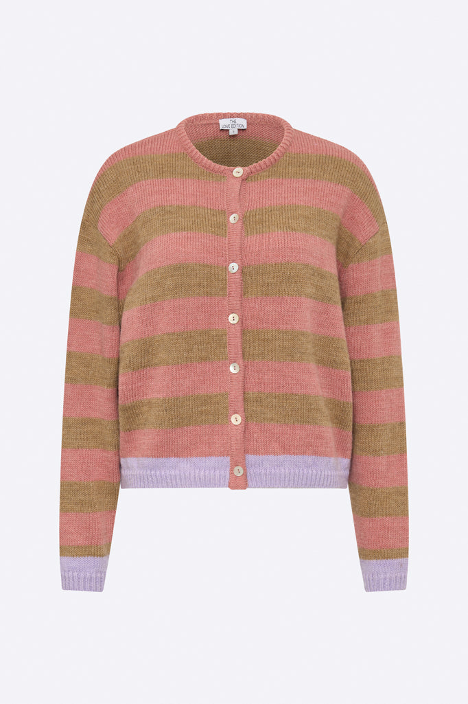 Carla cardigan in stripes