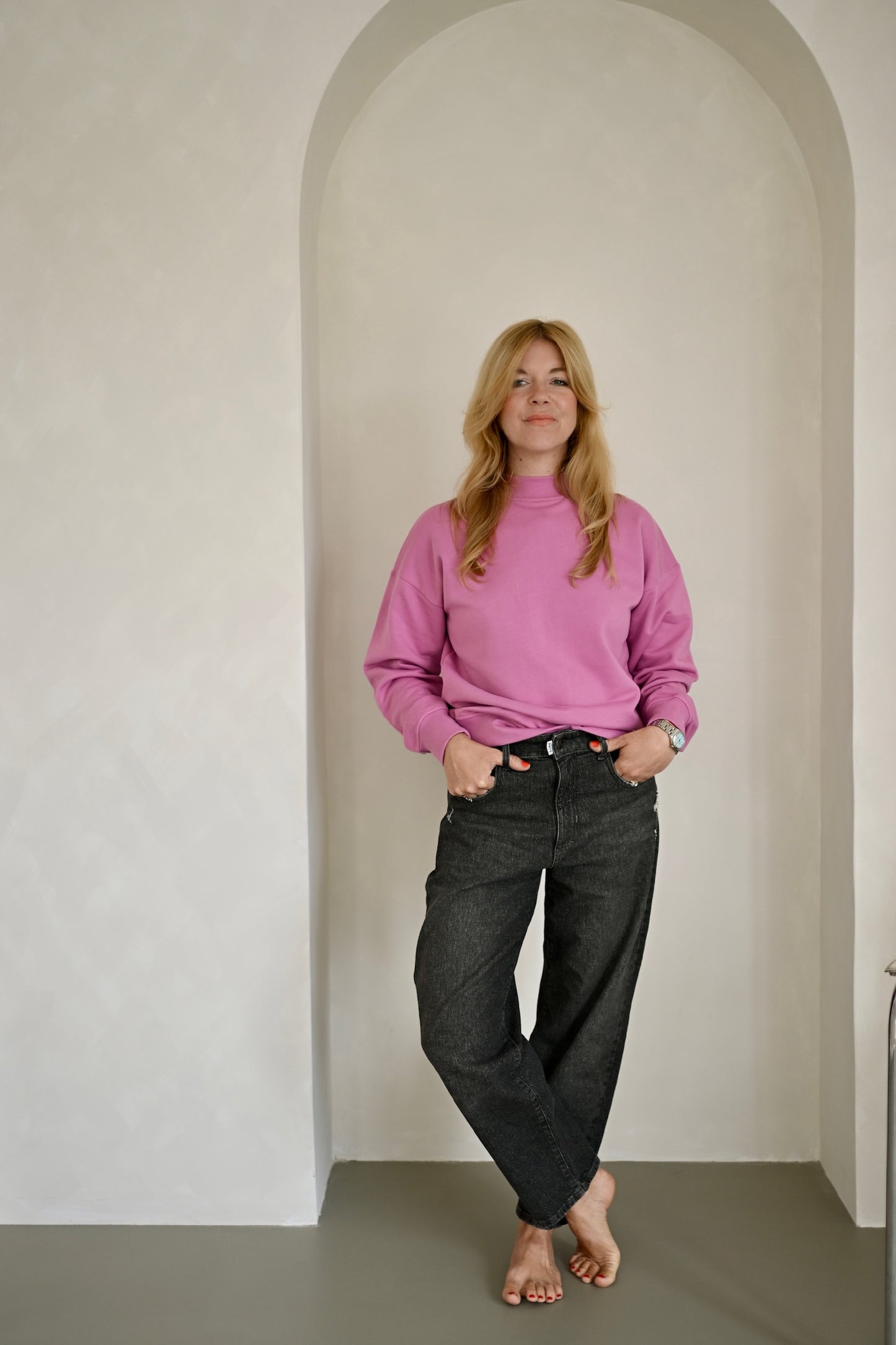 Eva sweater in crocus