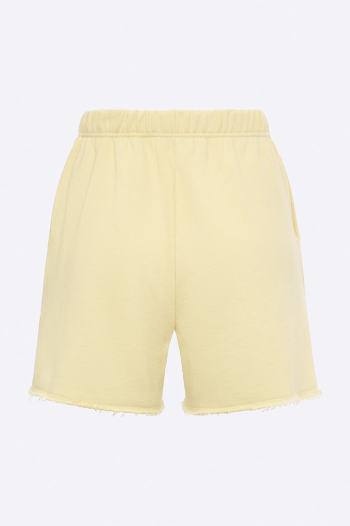 Sally shorts in pale yellow