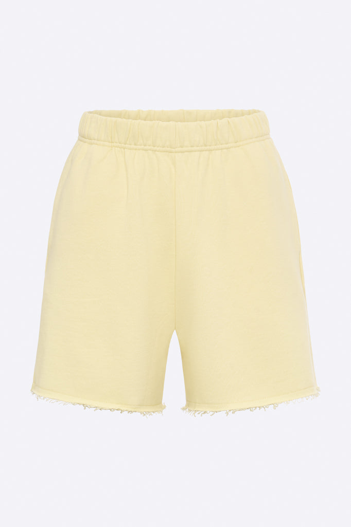 Sally shorts in pale yellow