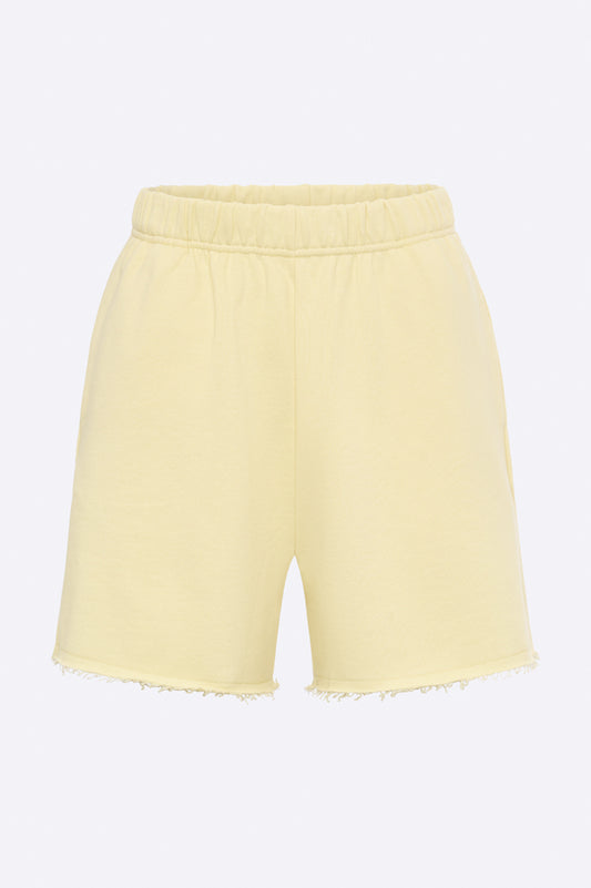 Sally shorts in pale yellow