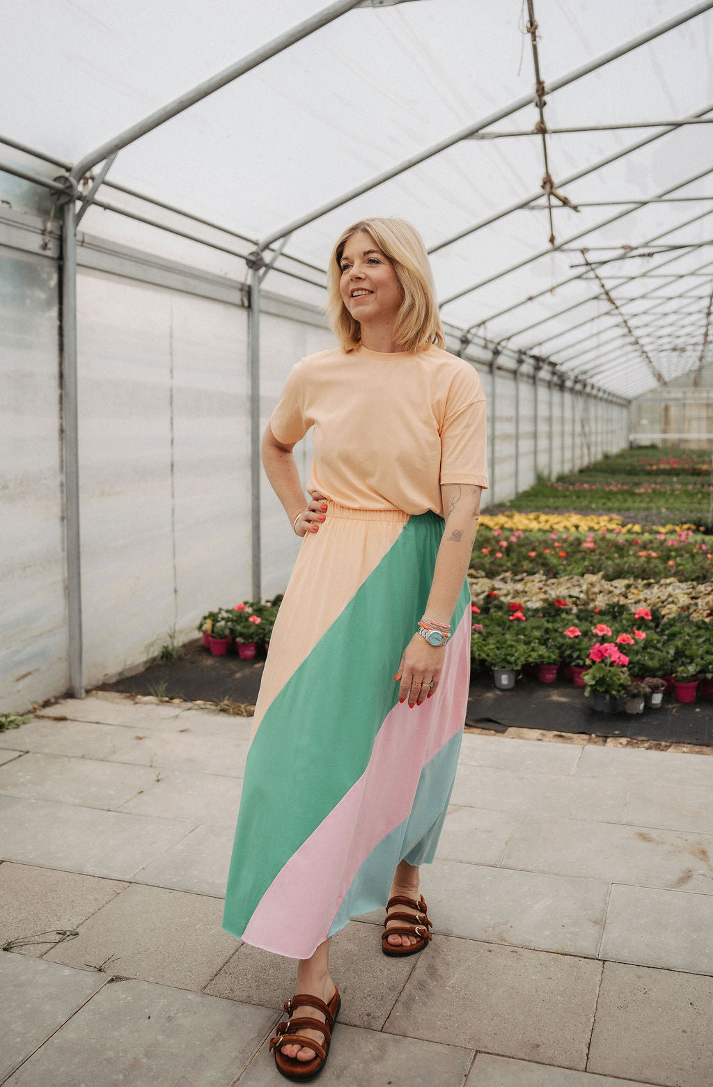 Leila skirt in muliticolours