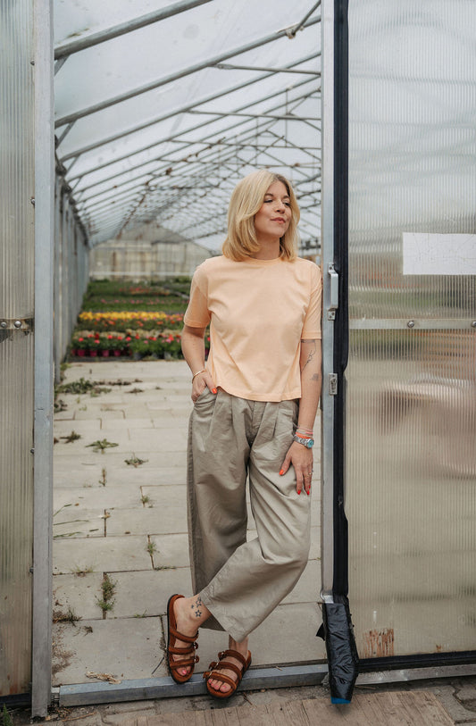 Sarah t-shirt in peach