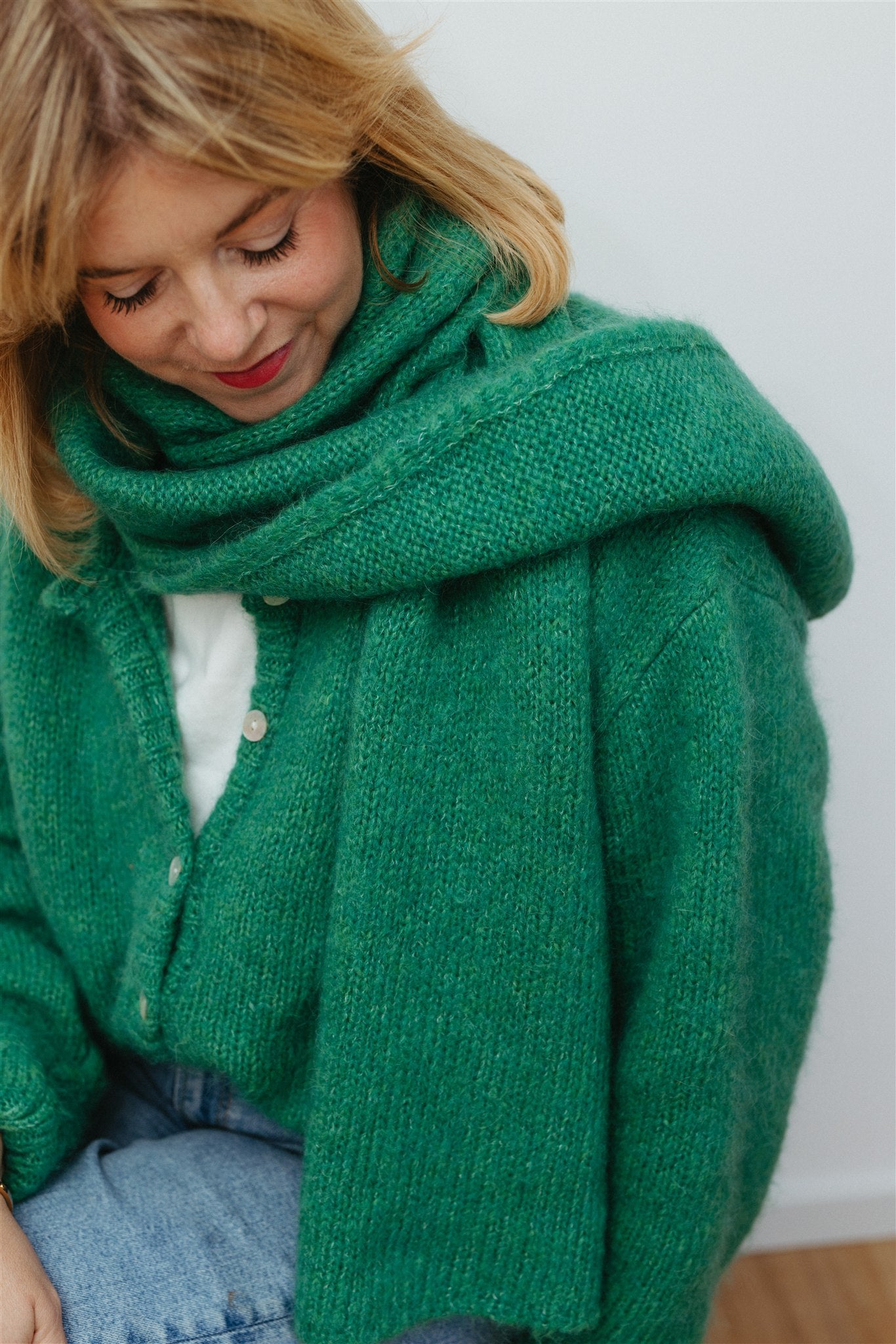 Sandy scarf in green