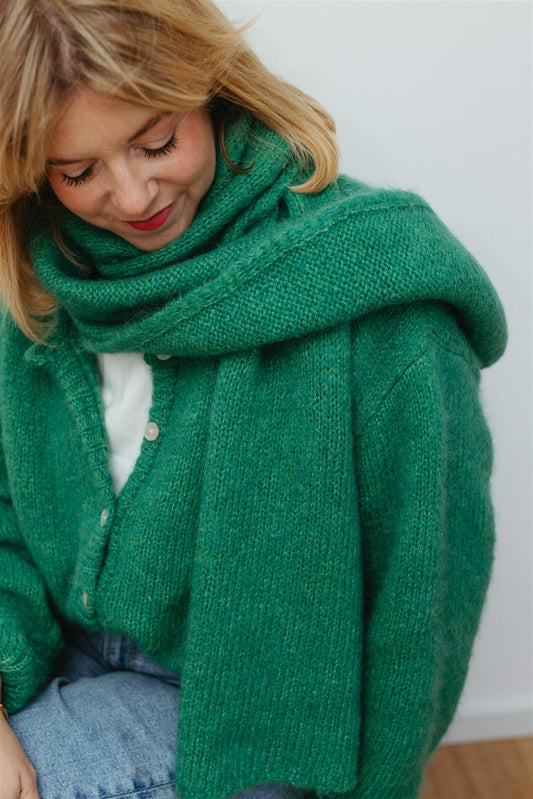 Sandy scarf in green