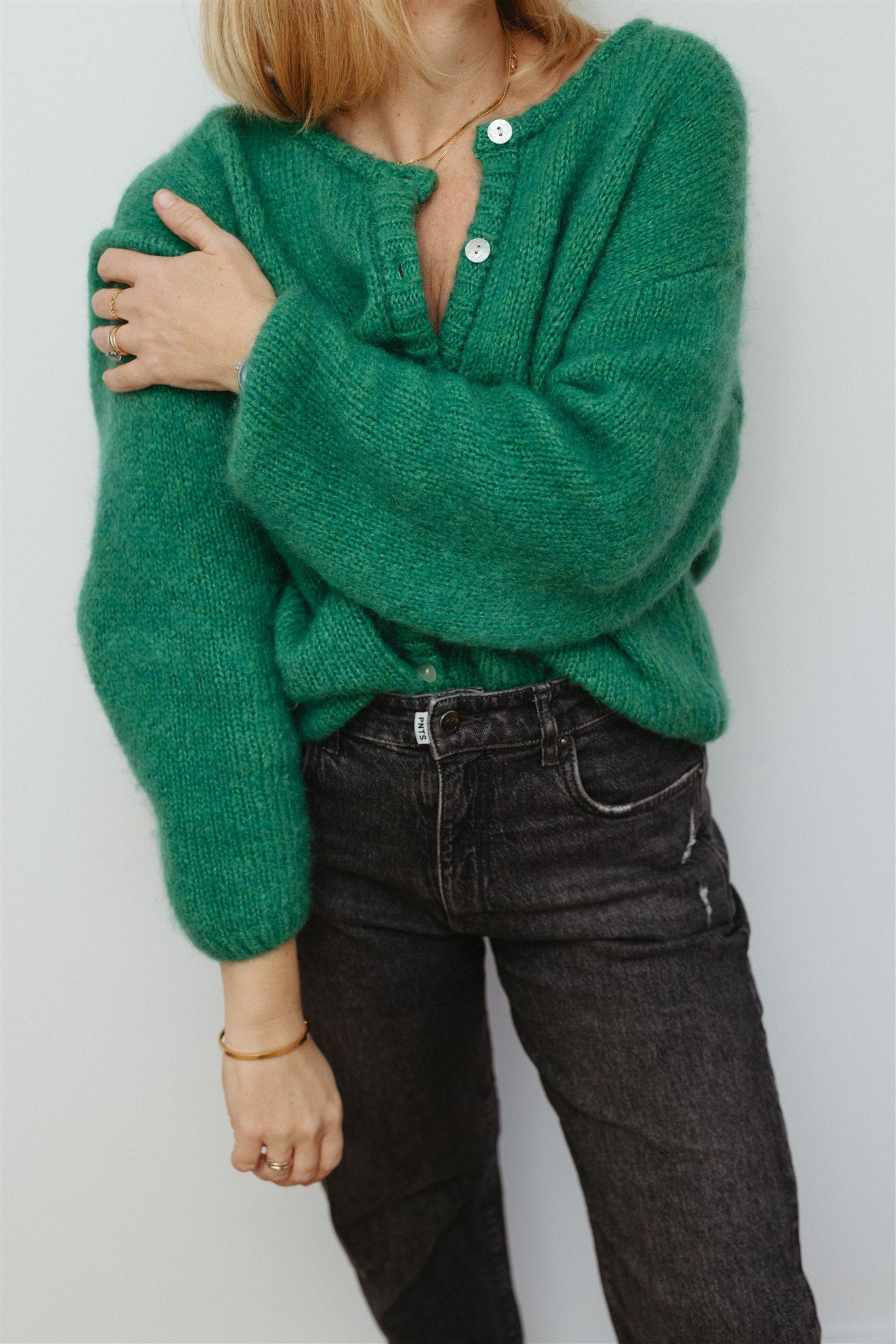 Carla cardigan in green